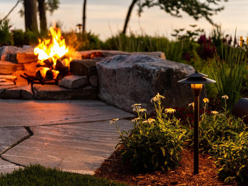 landscape lighting edmonton luxury outdoor space